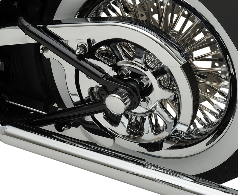 DRAG SPECIALTIES Axle Caps - Chrome - Harley-Davidson 2008-2017 - Rear W16-0332 - PartsOutlet.com.au