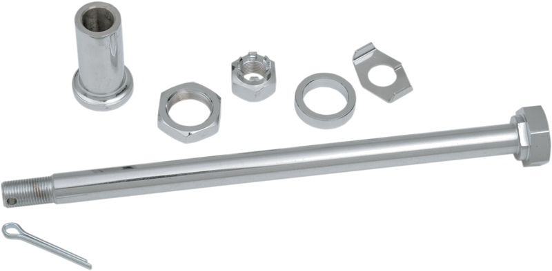 DRAG SPECIALTIES Axle - Rear - Chrome - 67-72 BT 16-0268-BC - PartsOutlet.com.au