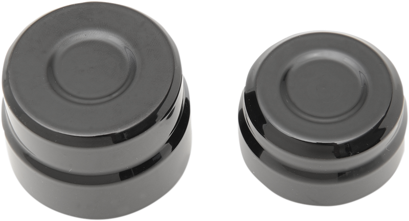 DRAG SPECIALTIES Axle Cap - Rear - Sportster 2013-2022 - Black 0214-0835 - PartsOutlet.com.au