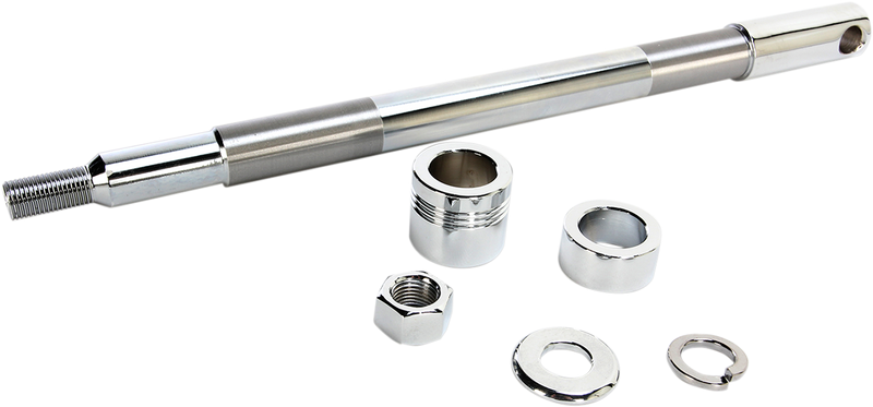 DRAG SPECIALTIES Axle - Front - Kit - Harley-Davidson 2000-2006 - Chrome 16-0307NU - PartsOutlet.com.au