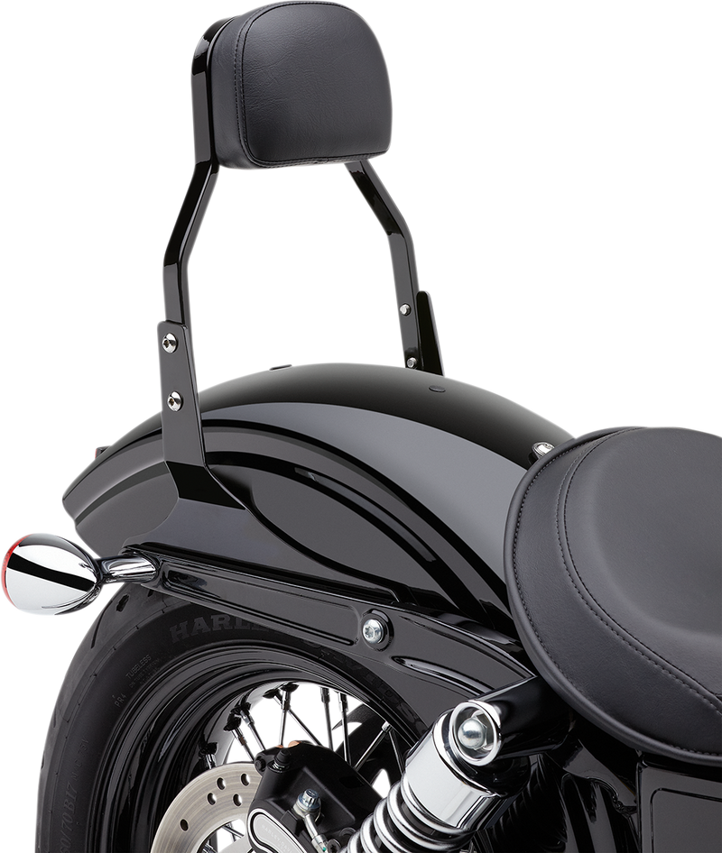 COBRA Mini Sissy Bar - Black - '06-'17 Dyna 602-1102B - PartsOutlet.com.au