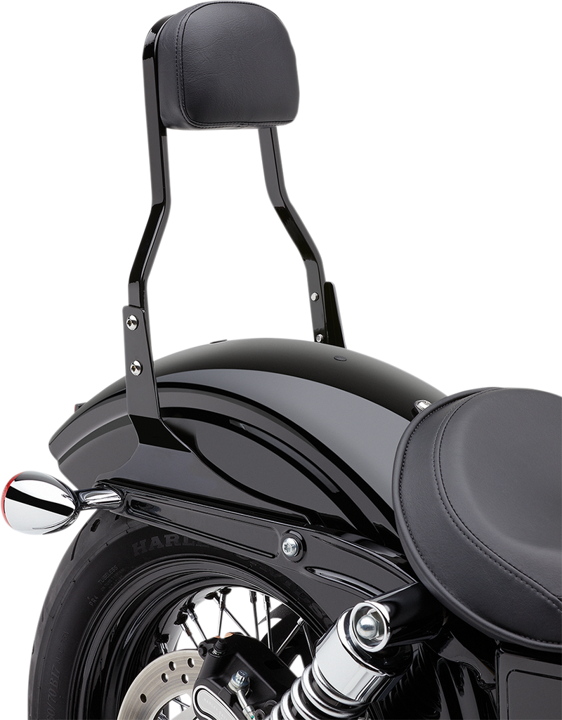 COBRA Short Sissy Bar - Black - '06-'17 Dyna 602-1202B - PartsOutlet.com.au