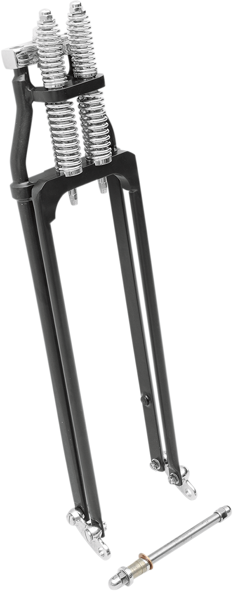 DRAG SPECIALTIES Springer Forks - Black - Lowers -2" - Harley-Davidson '85-'17 - MU35216
