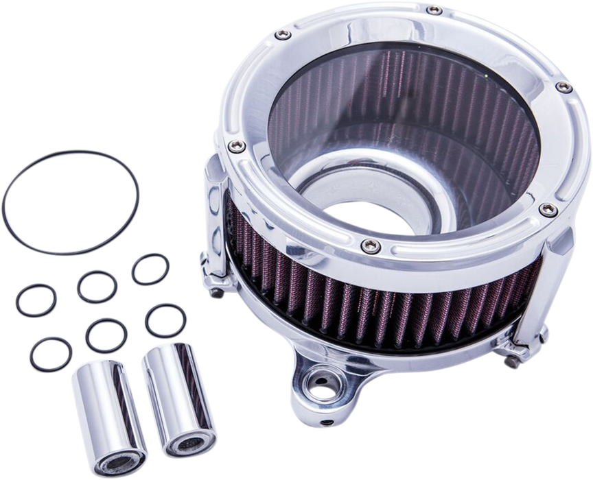 TRASK Assault Air Cleaner - Chrome - Throttle By Wire 2008-2017 - TM-1020CH