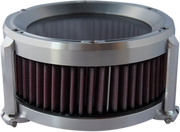 TRASK Assault Air Cleaner - Raw - EFI Twin Cam - 99-17 - TM-1021R - PartsOutlet.com.au