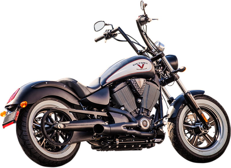 TRASK Hot Rod 2:1 Exhaust - Black - Victory TM-3034BK - PartsOutlet.com.au