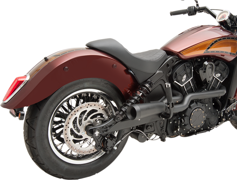TRASK 2:1 Exhaust - Black - Indian Scout TM-3041BK - PartsOutlet.com.au