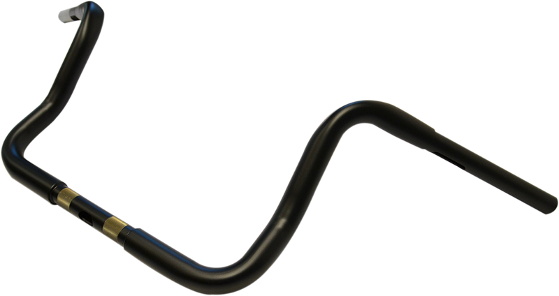 LA CHOPPERS Handlebar - 1-1/4" Touring Ape - 10" - Flat Black - FL '96-'22 - LA-7321-10M