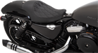 DRAG SPECIALTIES 3/4 Solo Seat - Double Diamond - Sportster XL 04+ - Vinyl 0804-0744 - PartsOutlet.com.au