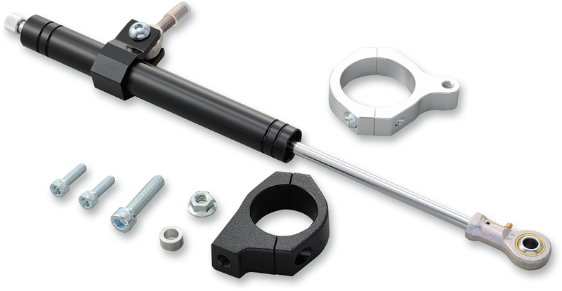 DRAG SPECIALTIES Steering Damper Kit - '06-'17 FXD - Black 87972 - PartsOutlet.com.au