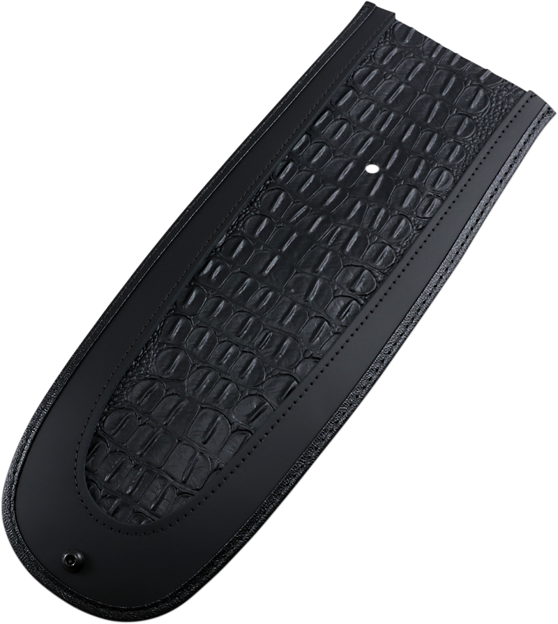DRAG SPECIALTIES Fender Skin - Embossed Faux Gator Leather - 15" FXD '06-'17 - Center 1405-0136