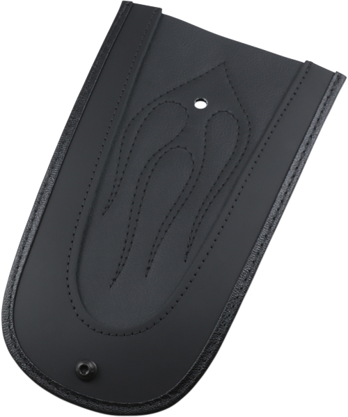 DRAG SPECIALTIES Fender Skin - Flame Stitched Automotive-Grade Vinyl Center - 10" - XL '04-'21 - 1405-0143