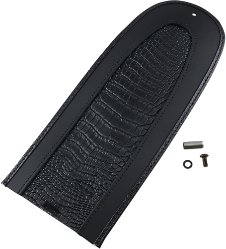 DRAG SPECIALTIES Fender Skin - Embossed Faux Gator Leather Center - 13-1/4" - Softail '00-'10 - 1405-0148