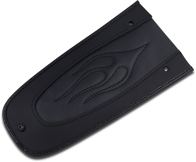 DRAG SPECIALTIES Fender Skin - Flame Stitched Automotive-Grade Vinyl Center - 12" - FL '99-'21 - 1405-0140