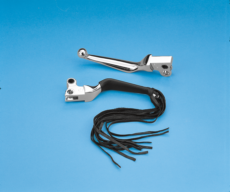 DRAG SPECIALTIES Lever Covers - Fringed Leather - Harley-Davidson 1996-2017 - DS243063 - PartsOutlet.com.au