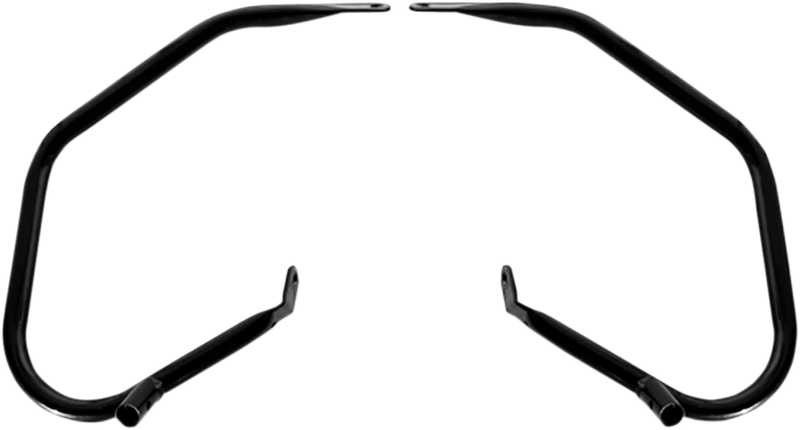 DRAG SPECIALTIES Saddlebag Guard - Harley-Davidson 2009-2013 - Black 21034B - PartsOutlet.com.au