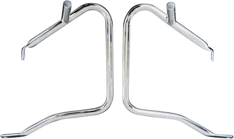 DRAG SPECIALTIES Saddlebag Guards - Harley-Davidson 2014-2023 - Chrome 21027 - PartsOutlet.com.au