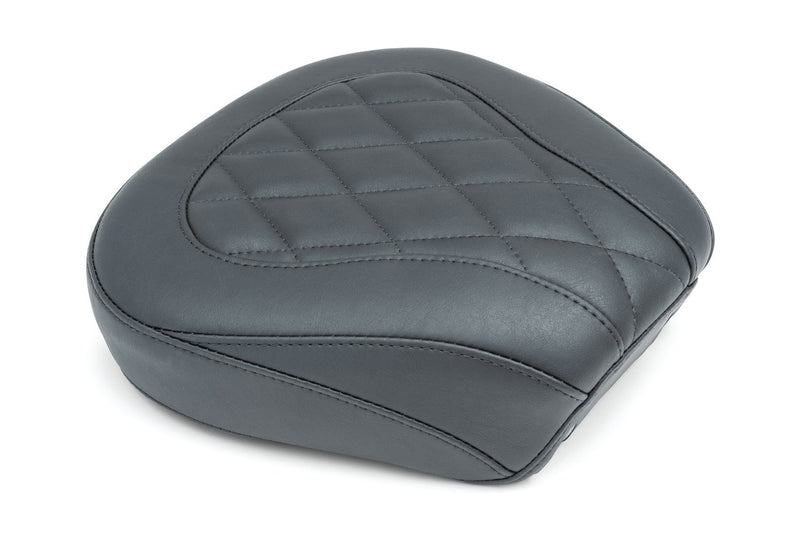 MUSTANG Wide Tripper Rear Seat - Harley-Davidson FL 2008+ - Diamond 76695 - PartsOutlet.com.au