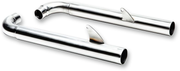 BRITISH CUSTOMS Performance Drag Mufflers - Triumph 2016-2021 - BC902-058-BR - PartsOutlet.com.au