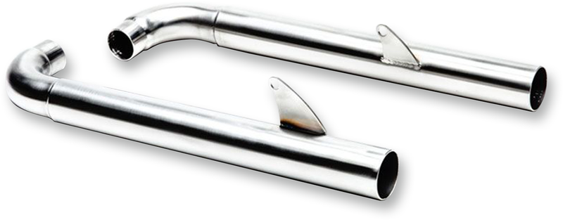 BRITISH CUSTOMS Performance Drag Mufflers - Triumph 2016-2021 - BC902-058-BR - PartsOutlet.com.au