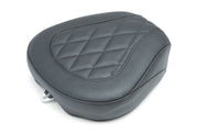 MUSTANG Wide Tripper Rear Seat - Harley-Davidson FL 2008+ - Diamond 76695 - PartsOutlet.com.au