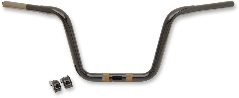 DRAG SPECIALTIES Handlebar - 1 1/4" Touring - 10" - Black - FLTR '15-'20 - 0601-3855
