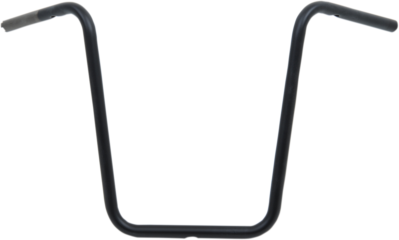 DRAG SPECIALTIES Handlebar - 1" Ape Hanger - 18" - TBW - Flat Black - Harley-Davidson '08-'20 - 0601-4214