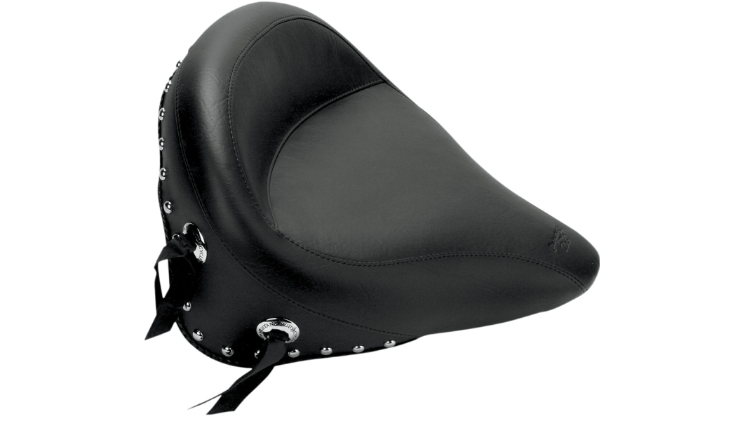 MUSTANG Wide Studded Solo Seat - Harley-Davidson Softail FXST 2000-2006 - 75094 - PartsOutlet.com.au