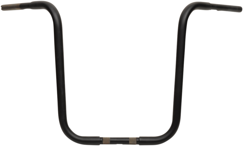 DRAG SPECIALTIES Handlebar - 1 1/4"  Buffalo Ape - 18" - TBW - Flat Black - FL '08-'20 - 0601-4266