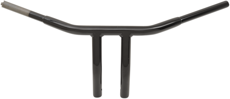 DRAG SPECIALTIES Handlebar - 1 1/4"  T-Bar - Buffalo - 8" - TBW - Black - 0601-4275