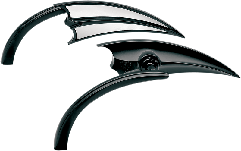 ARLEN NESS SCOOP MICRO MIRRORS, BLACK - LEFT - 13-028 - PartsOutlet.com.au