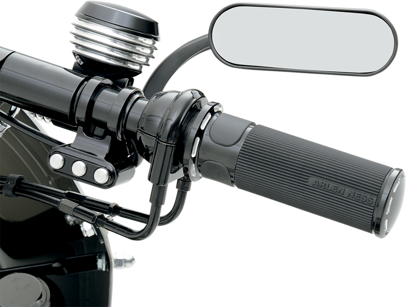 ARLEN NESS MINI OVAL MICRO MIRRORS, BLACK - RIGHT - 13-413 - PartsOutlet.com.au