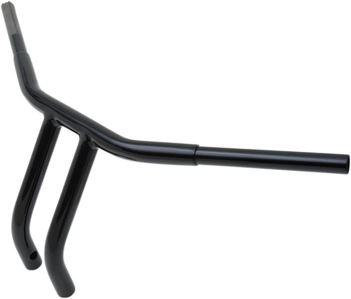 DRAG SPECIALTIES Handlebar - 1 1/4"  Buffalo - Inverted - TBW - Black - 0601-4289
