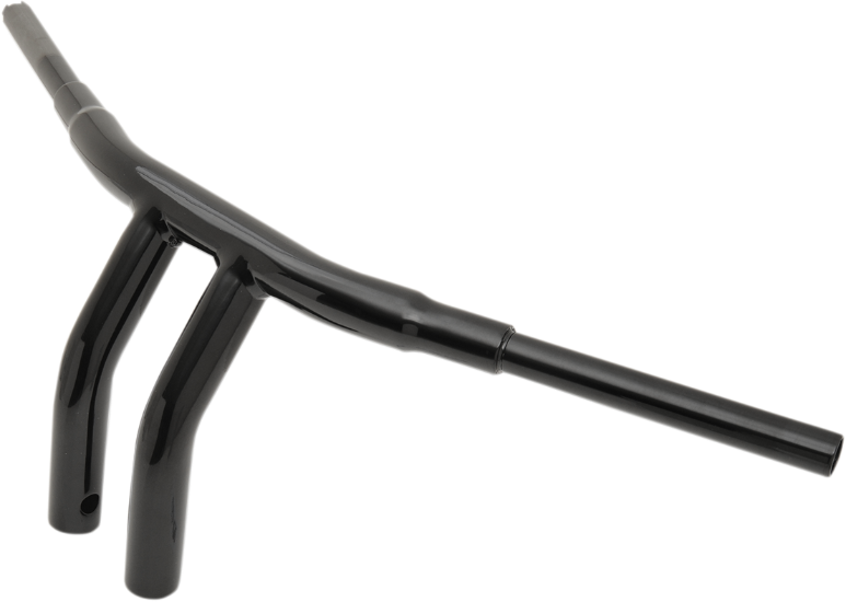 DRAG SPECIALTIES Handlebar - 1 1/2"  "Big" Buffalo - T-Bar - 10" - Gloss Black - 0601-4313
