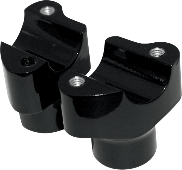 DRAG SPECIALTIES Risers 1" - Buffalo - 1-1/2" - Black - 0602-0350