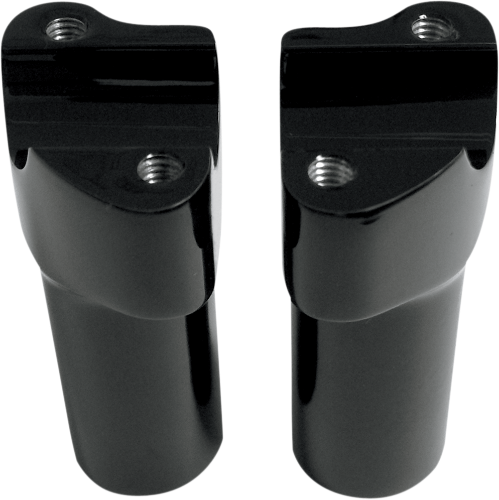 DRAG SPECIALTIES Straight Risers  - Buffalo - 3" - Black - 0602-0351