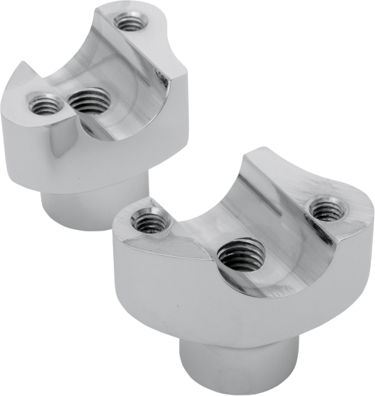 DRAG SPECIALTIES Risers 1" - Straight - 1.7" - Chrome - 241616