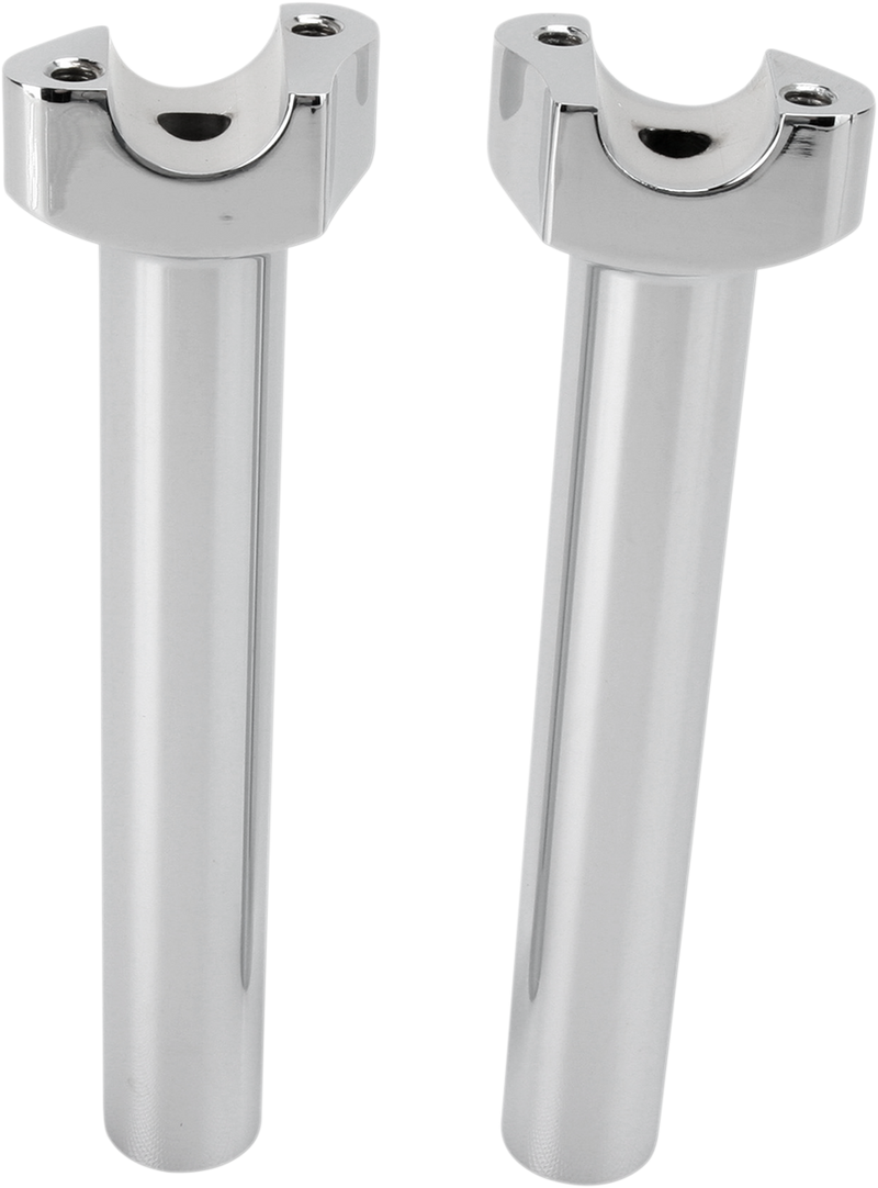 DRAG SPECIALTIES Risers 1" - Straight - 8" - Chrome - 240999