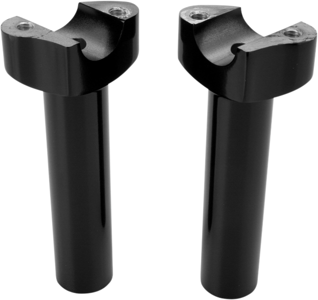 DRAG SPECIALTIES Risers 1" - Straight - 5-1/2" - Black - 241613