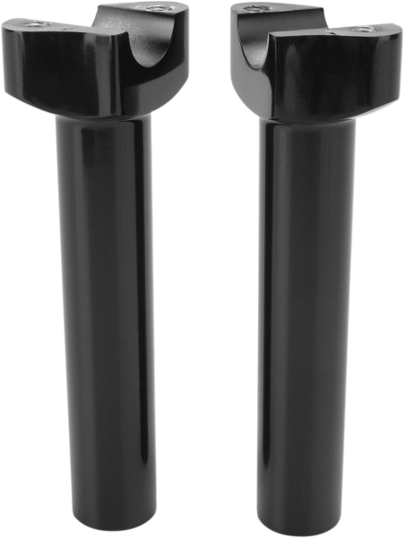 DRAG SPECIALTIES Risers 1" - Straight - 6-1/2" - Black - 241614