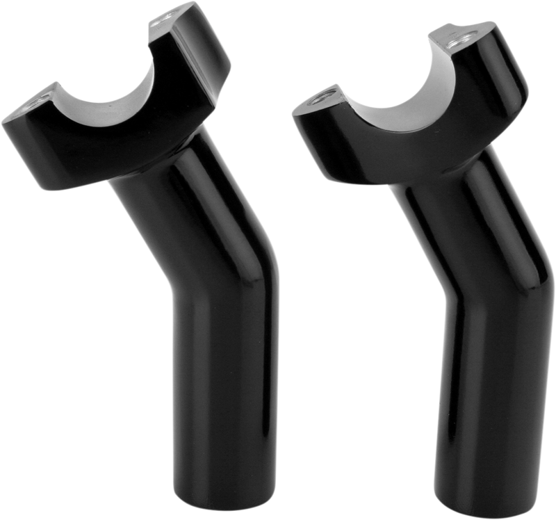 DRAG SPECIALTIES Risers 1" - Pullback - 4-1/2" - Black - 241606