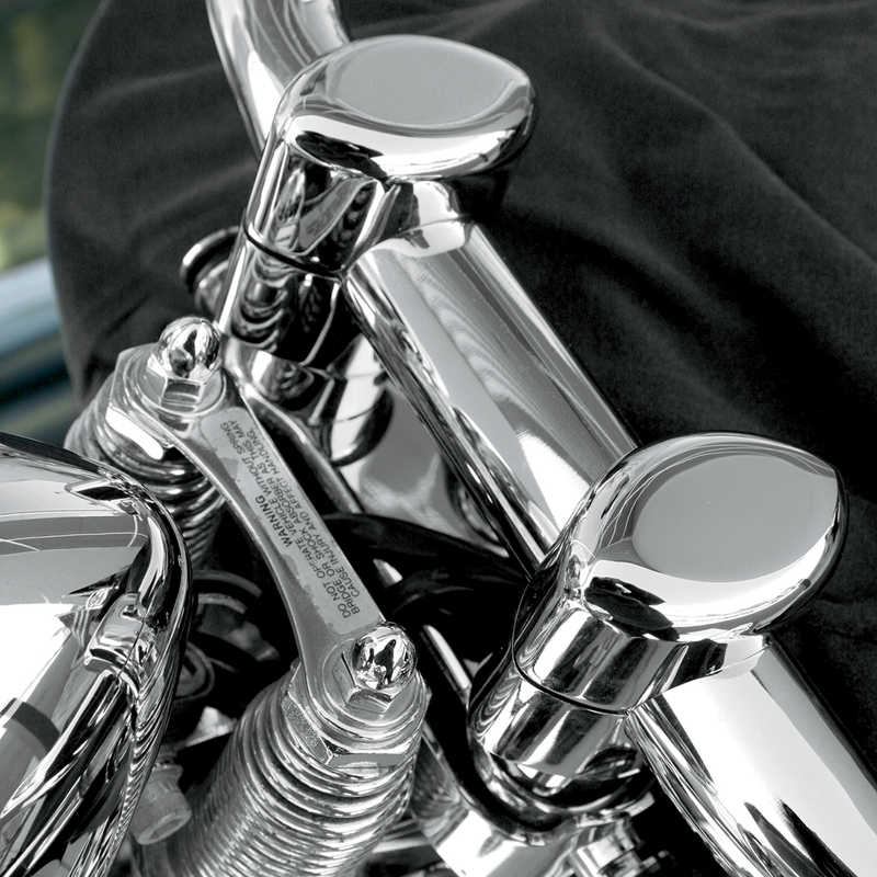 DRAG SPECIALTIES Risers - Big Buffalo - Springer - 1-1/2" - Chrome - 0602-0418
