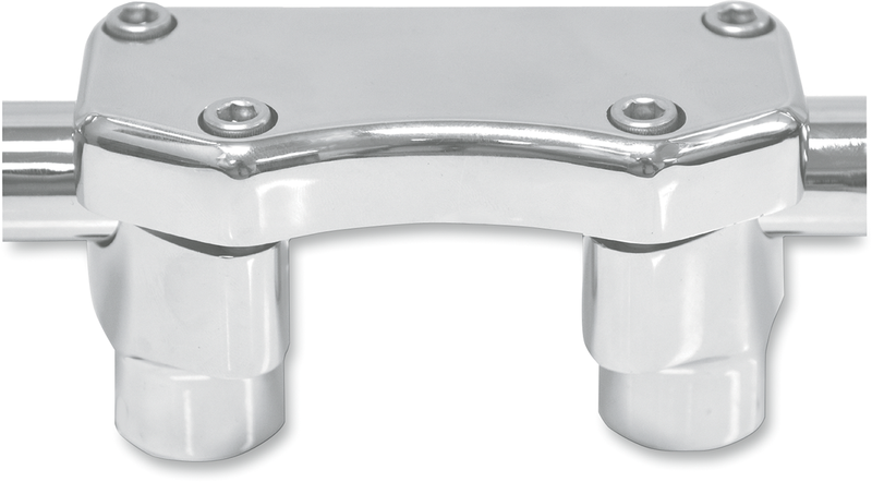 DRAG SPECIALTIES Risers - 1-1/2" - Buffalo - Top - Chrome - 0602-0453