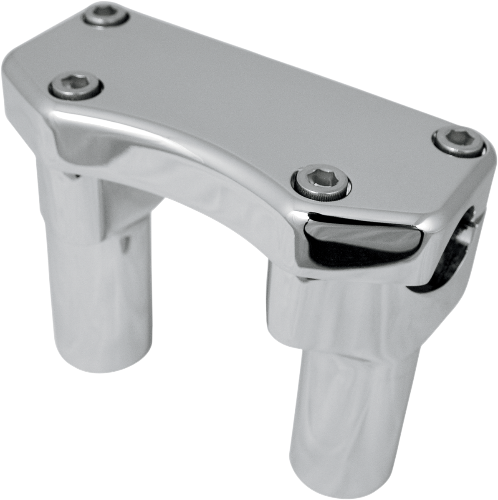 DRAG SPECIALTIES Risers 1" - 3" - Buffalo - Top - Chrome - 0602-0586