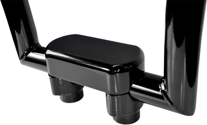 DRAG SPECIALTIES Risers 1-1/2" - 1-1/2" - Big Buffalo - Top - Black - 0602-0601