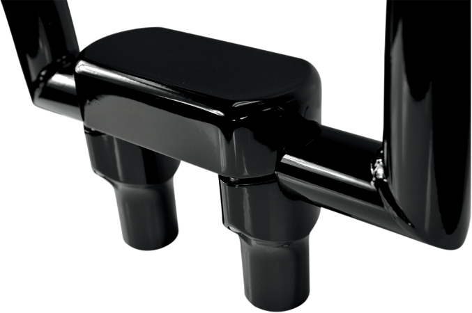 DRAG SPECIALTIES Risers 1-1/2" - 3" - Big Buffalo - Top - Black - 0602-0603