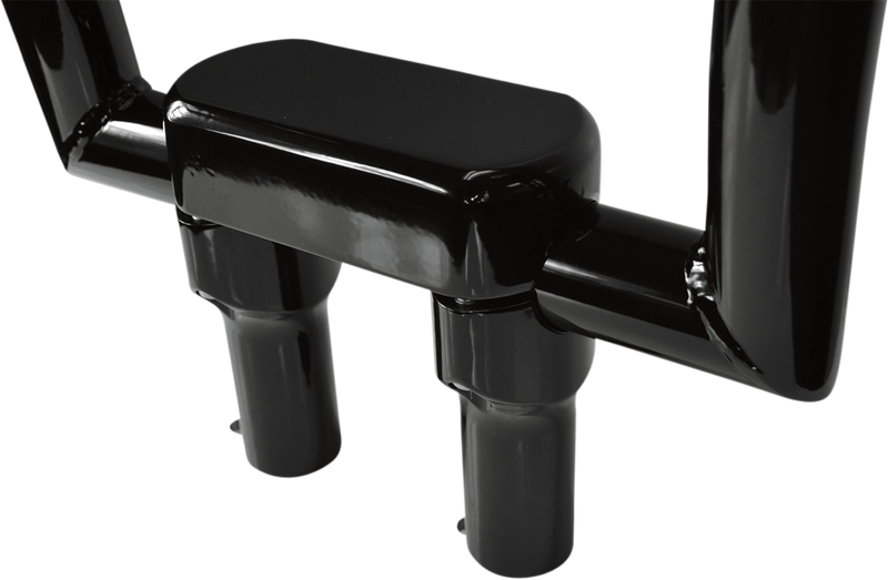 DRAG SPECIALTIES Risers 1-1/2" - 4" - Big Buffalo - Top - Black - 0602-0605
