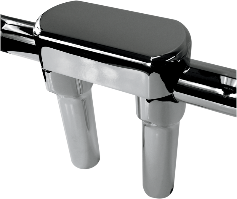 DRAG SPECIALTIES Risers 1-1/2" - 6" - Big Buffalo - Top - Chrome - 0602-0608