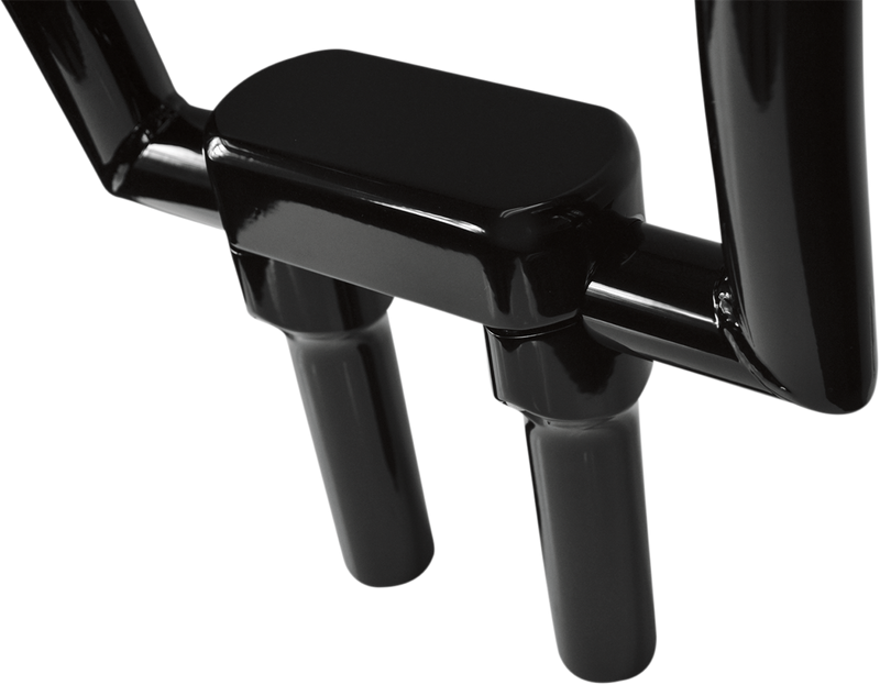 DRAG SPECIALTIES Risers 1-1/2" - 6" - Big Buffalo - Top - Black - 0602-0609
