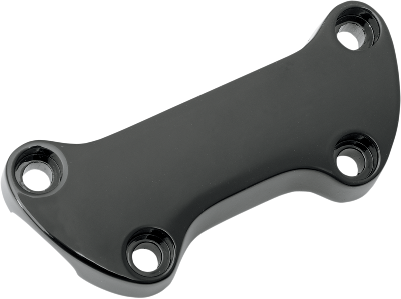 DRAG SPECIALTIES Handlebar Clamp - Smooth - Black 03-0607-NU - PartsOutlet.com.au